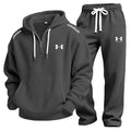 Waffle-Knit Performance Hoodie Jogger Set - Clearance Sale