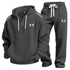 Waffle-Knit Performance Hoodie Jogger Set - Clearance Sale