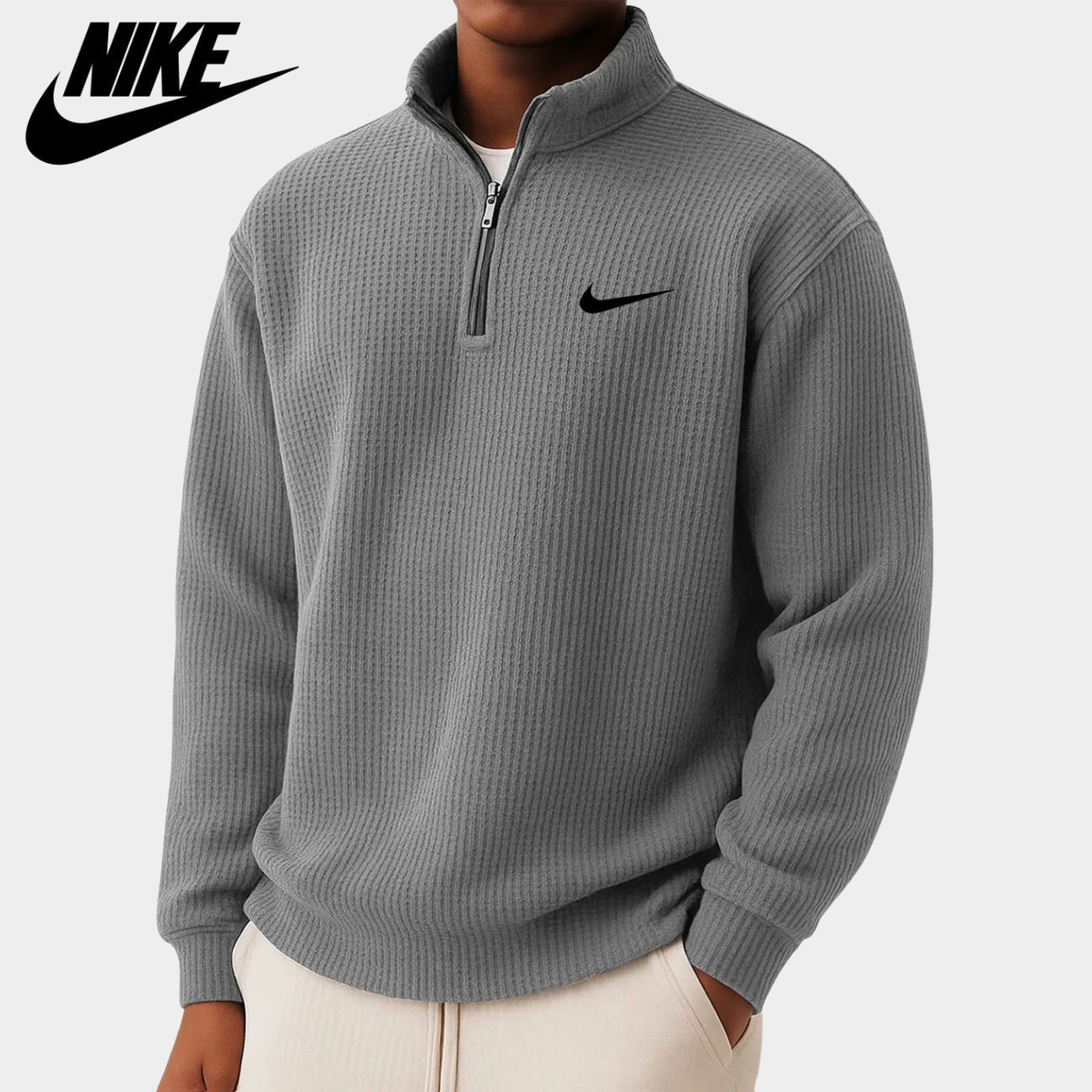 Comfortable Half-Zip Sweater || CLEARANCE SALE