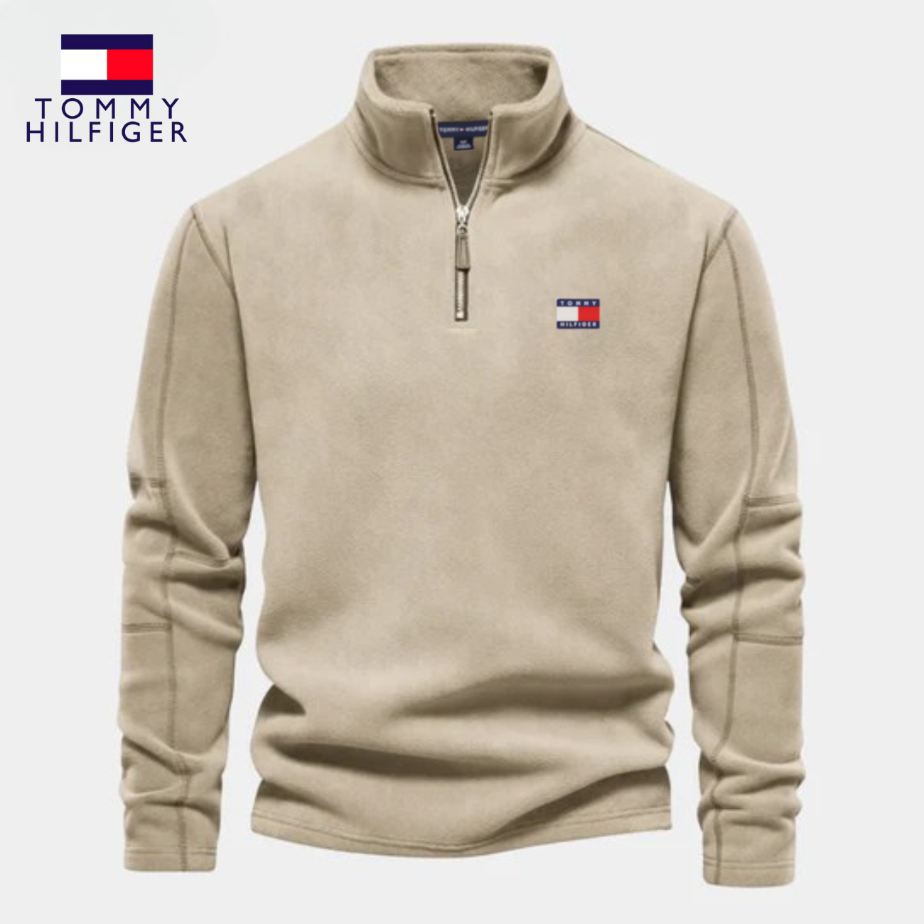 TH™ Half Zip Sweatshirt | In Cotton