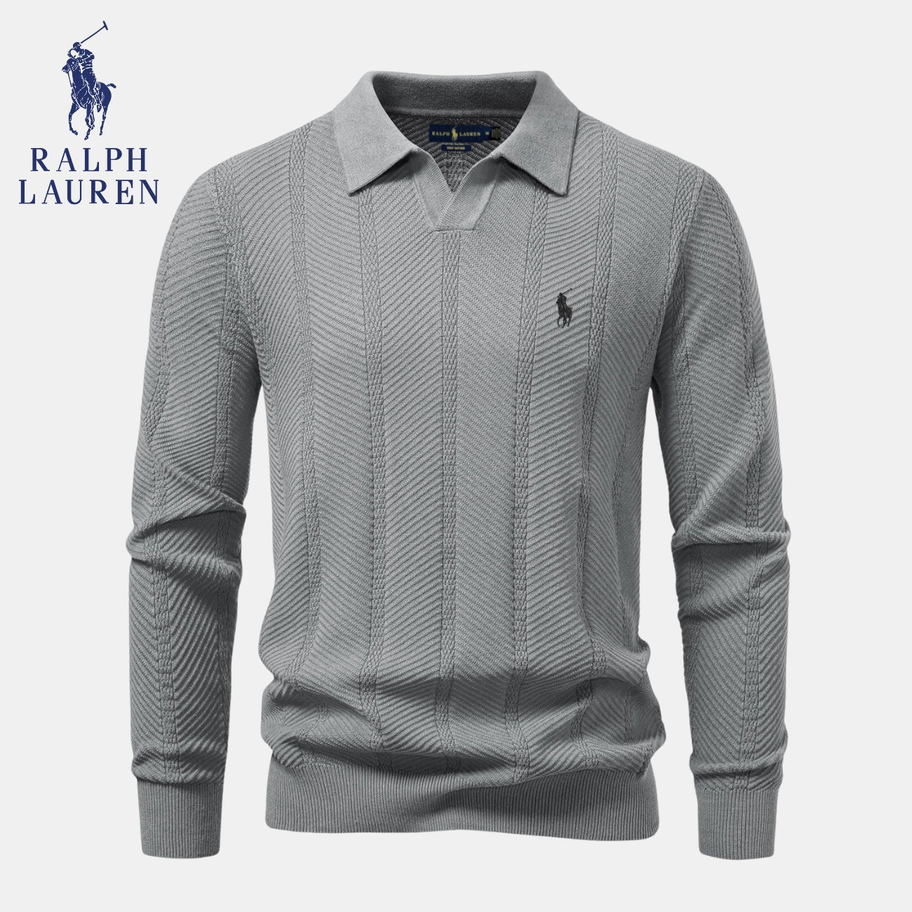 Knitted Polo Sweater || CLEARANCE SALE