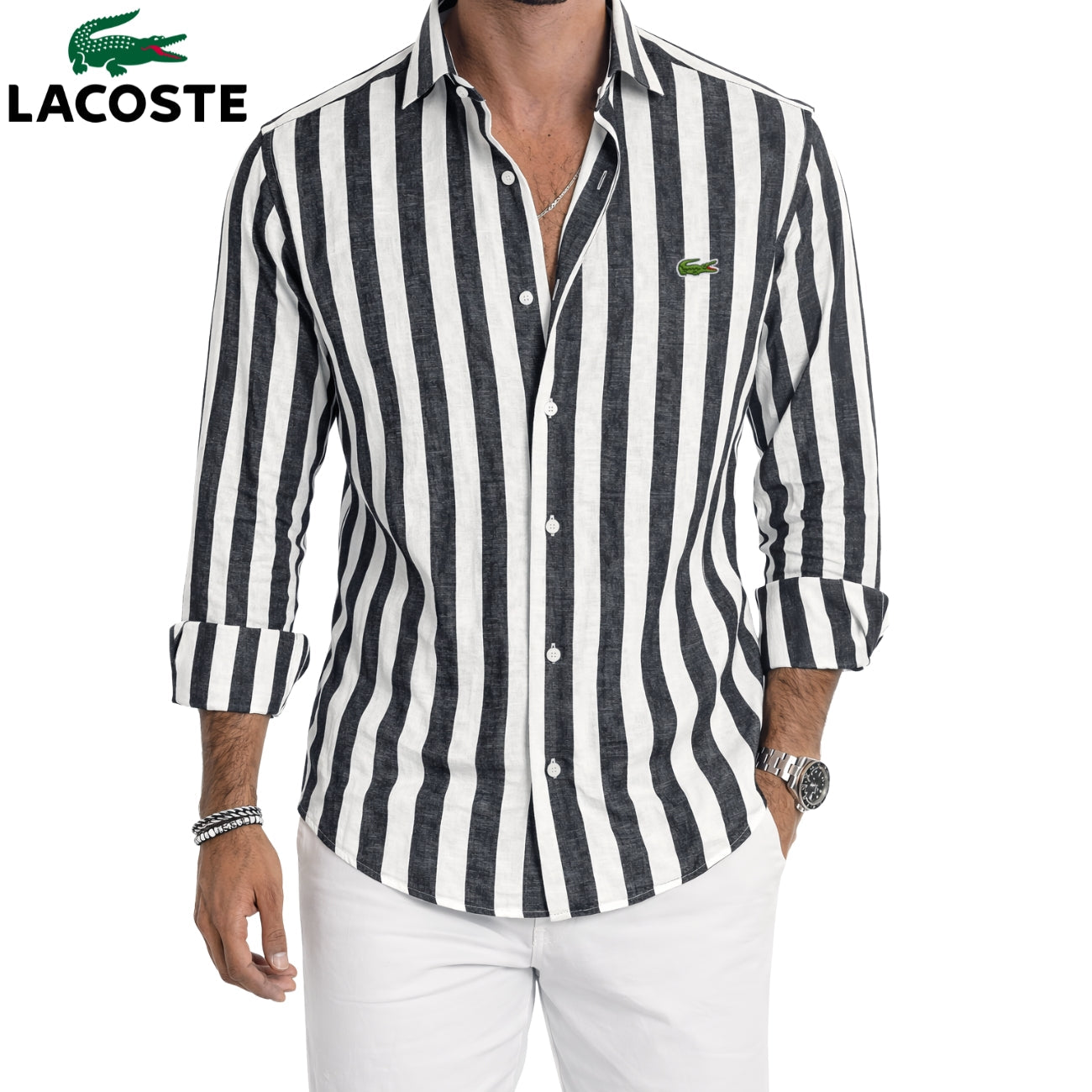LC Premium Striped Casual Shirt - CLEARANCE SALE