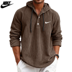 2026 Textured Hooded Henley || Clearance Sale