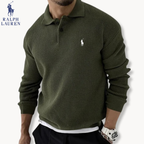 2026 Textured Knit Polo Sweater || Clearance Sale