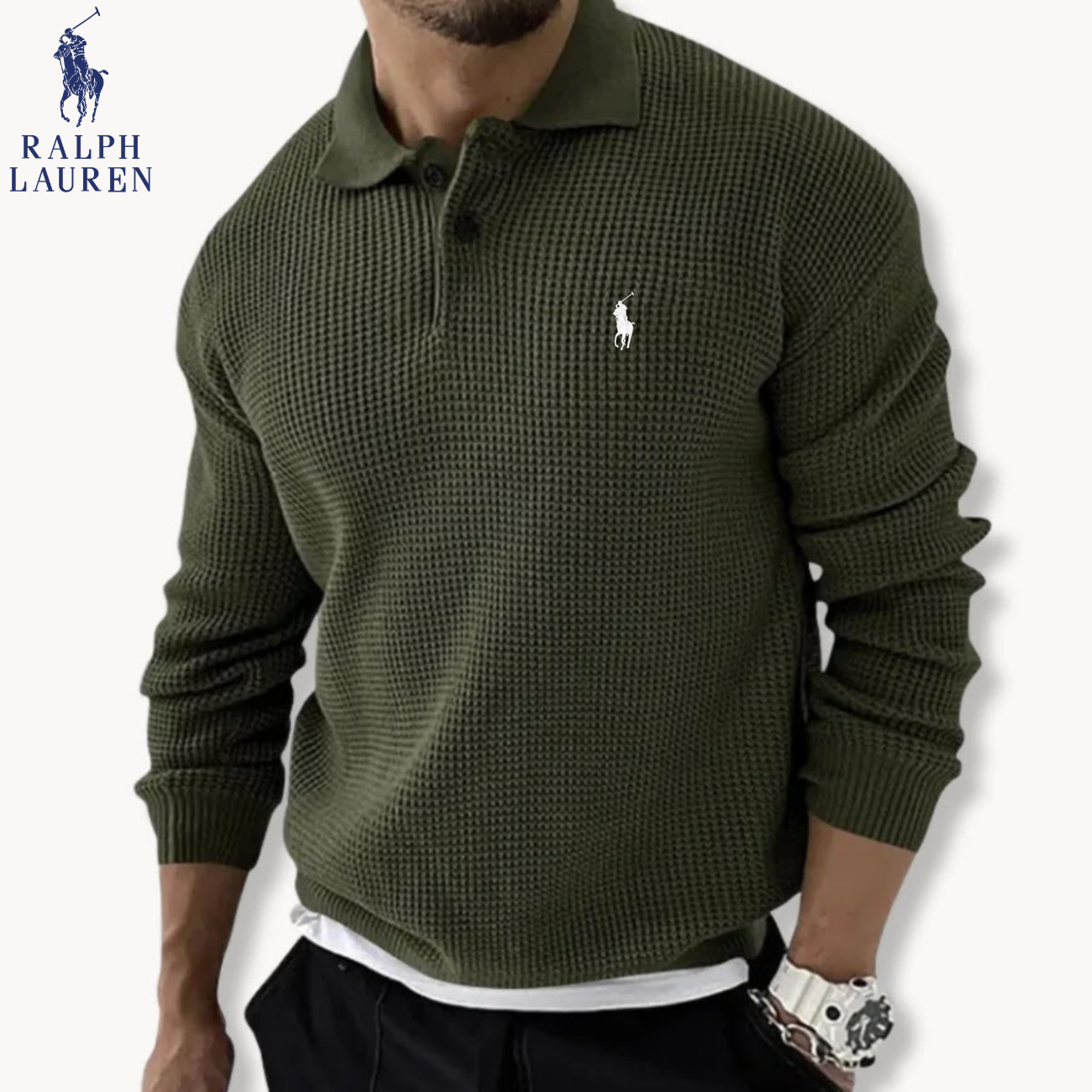 2026 Textured Knit Polo Sweater || Clearance Sale