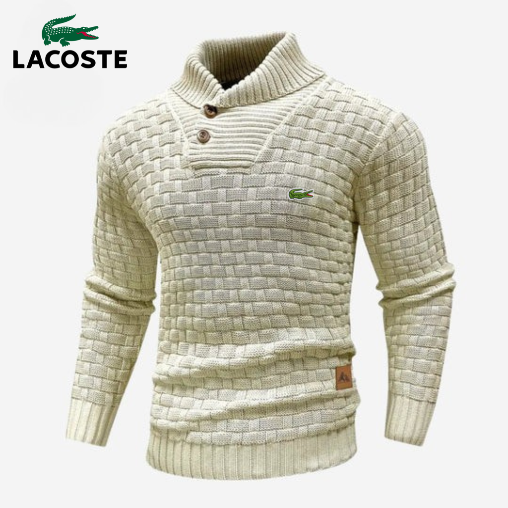 Knitted Sweater with Buttoned Collar || CLEARANCE SALE