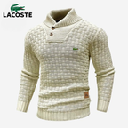 Knitted Sweater with Buttoned Collar || CLEARANCE SALE