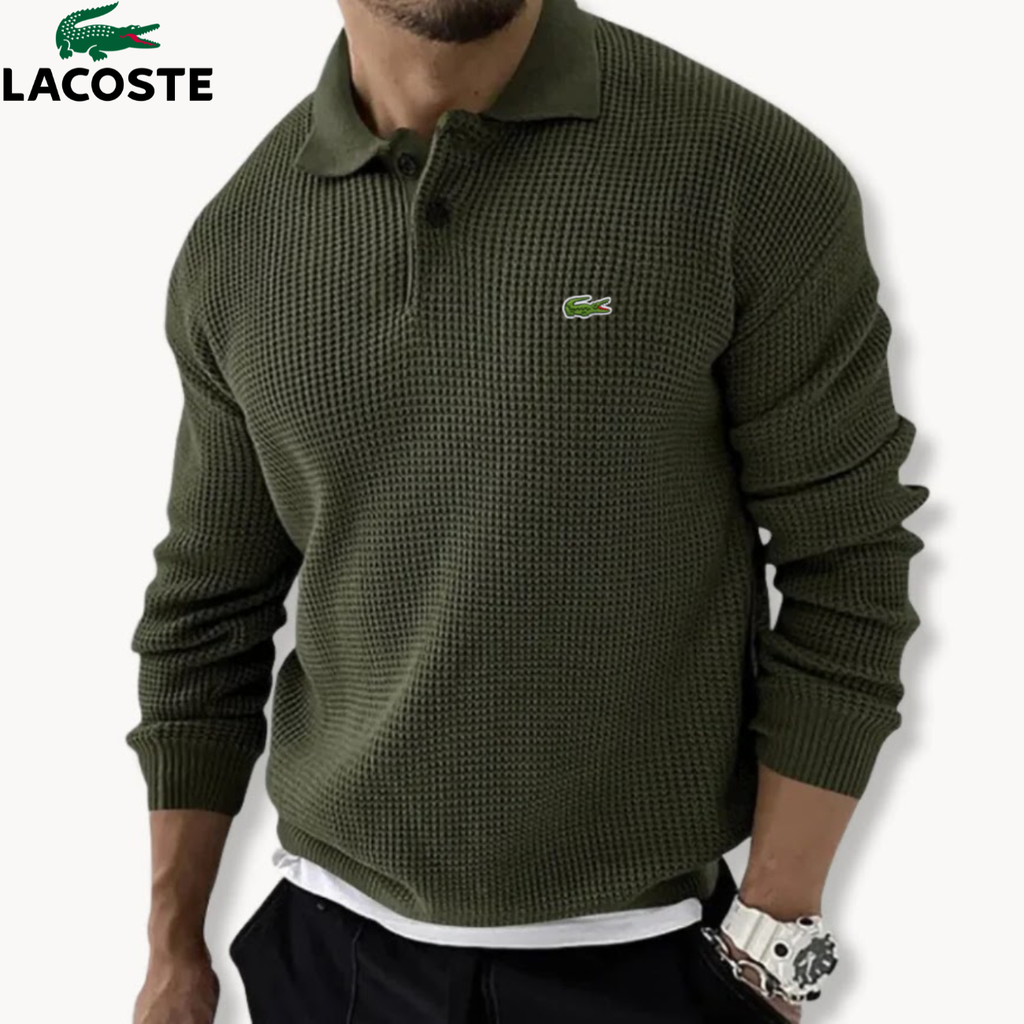 2026 Textured Knit Polo Sweater || Clearance Sale