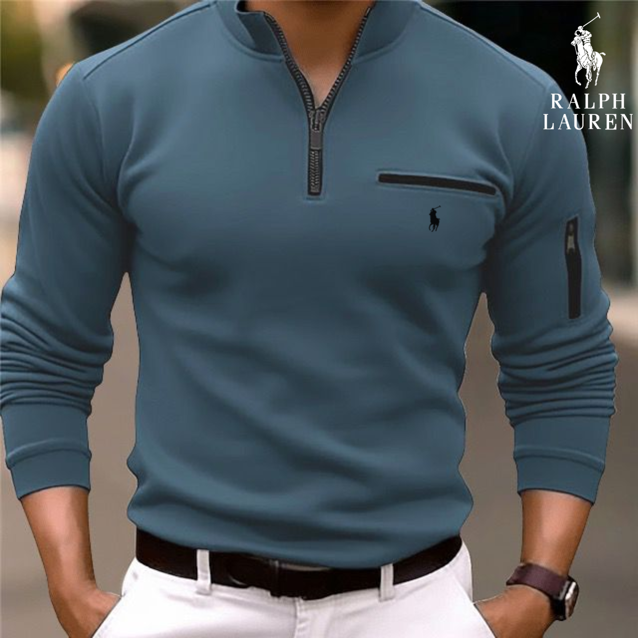 2026 Functional Knitted Sweater with Half-Zip || Clearance Sale