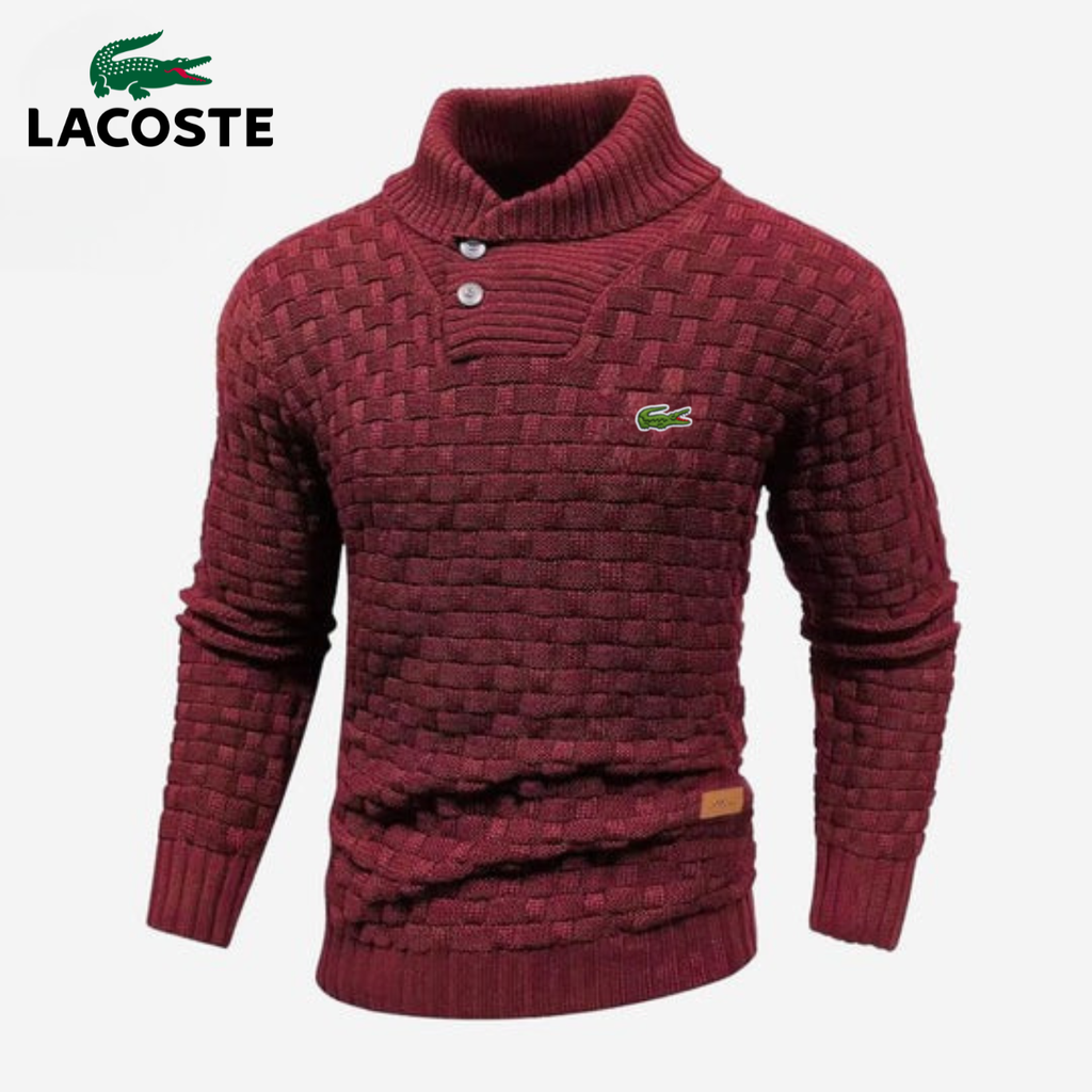 Knitted Sweater with Buttoned Collar || CLEARANCE SALE