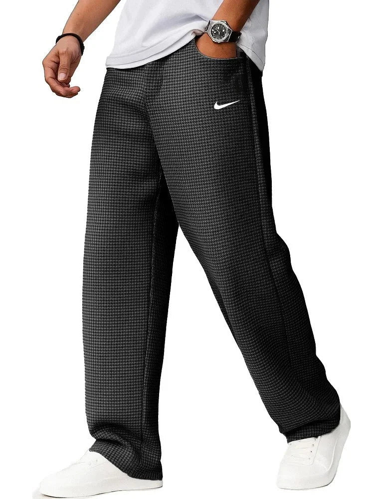 NK - Men's Stylish Casual Waffle Sports Trousers