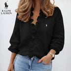 Elegant blouse with ruffles || CLEARANCE