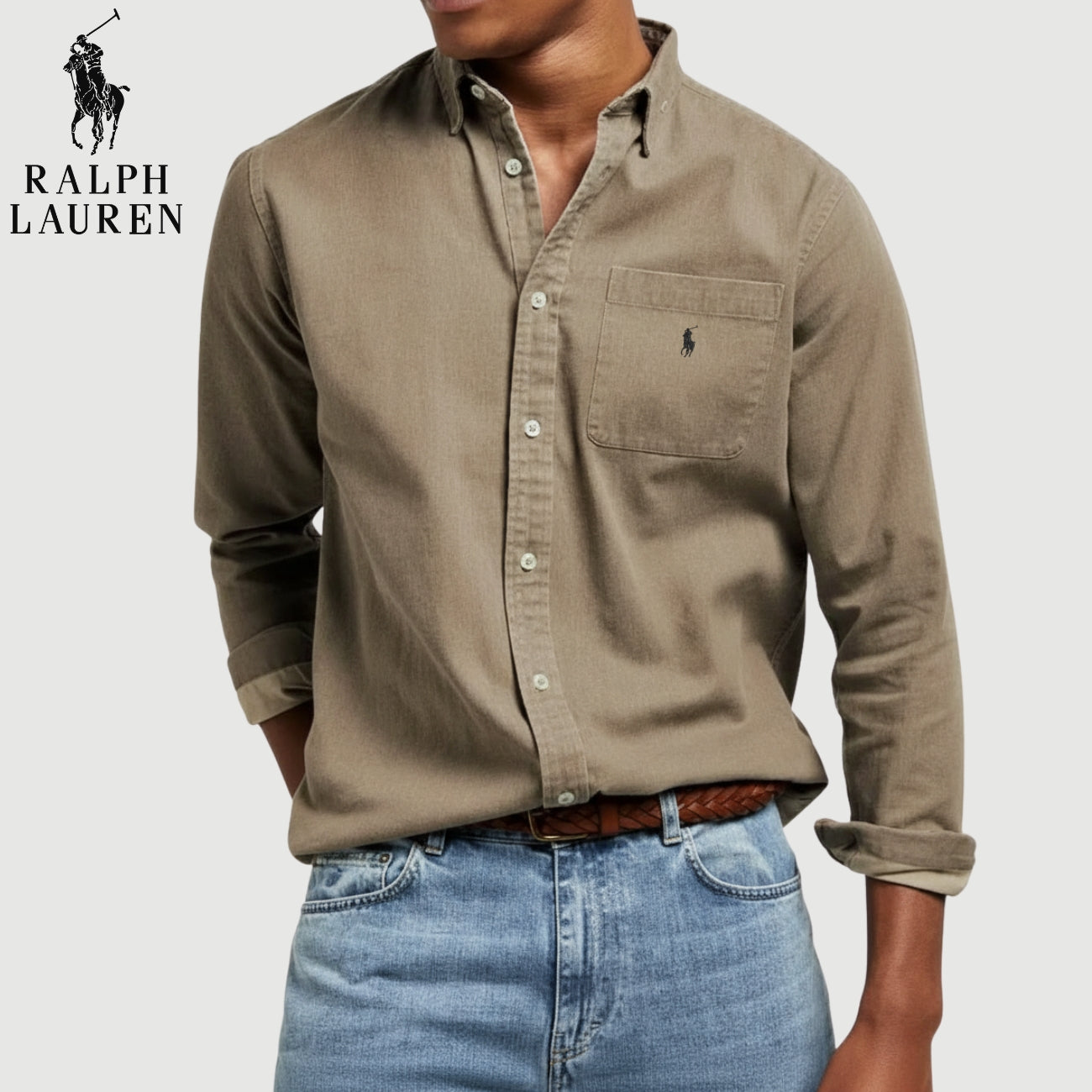 Linen Button-Up Shirt || CLEARANCE SALE