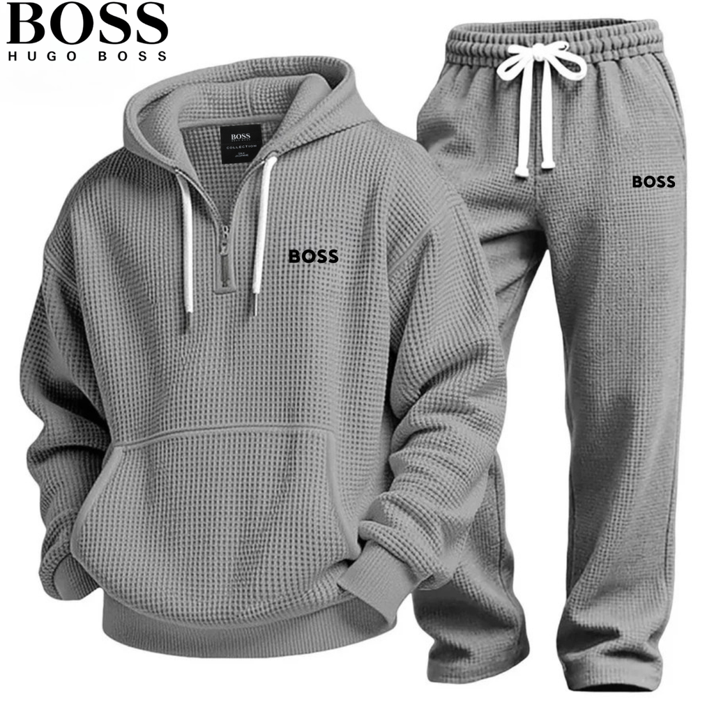2026 Casual Waffle Textured Tracksuit || CLEARANCE PRICE