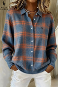 2026 Relaxed Fit Plaid Knit Shirt || Clearance Sale