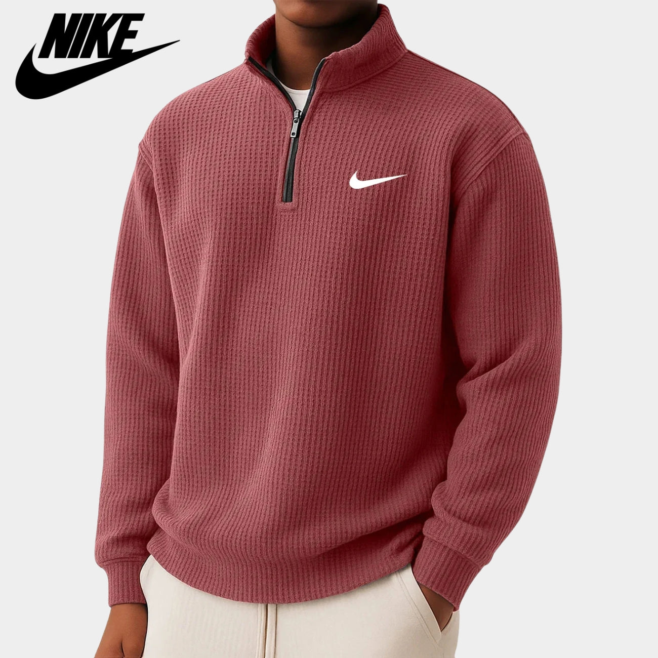 Comfortable Half-Zip Sweater || CLEARANCE SALE
