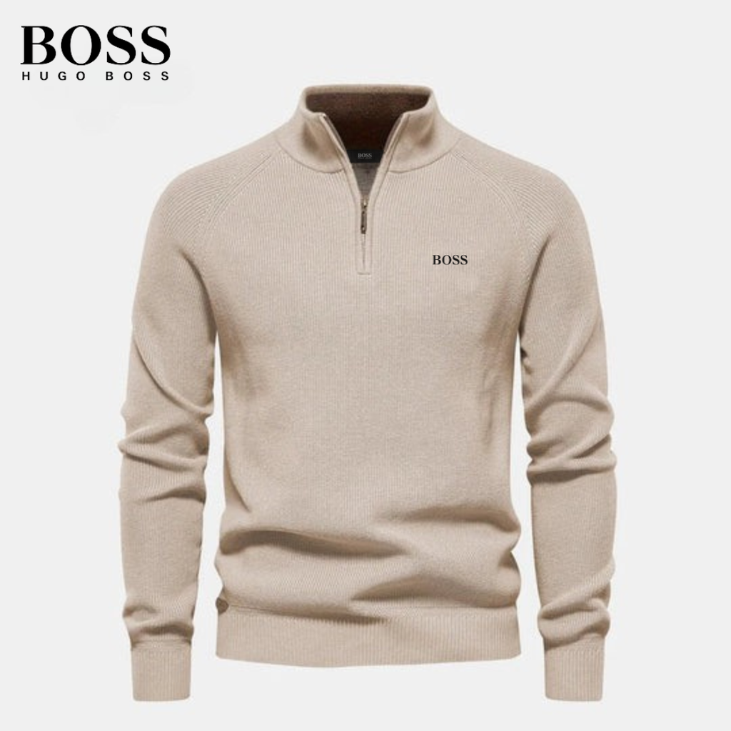 Half-zip sweater