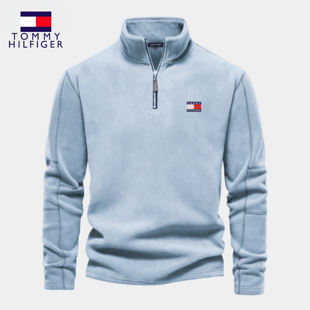TH™ Half Zip Sweatshirt | In Cotton