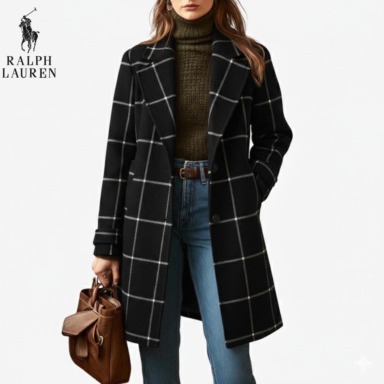RL™ Timeless Checkered Wool Coat | Clearance Sale