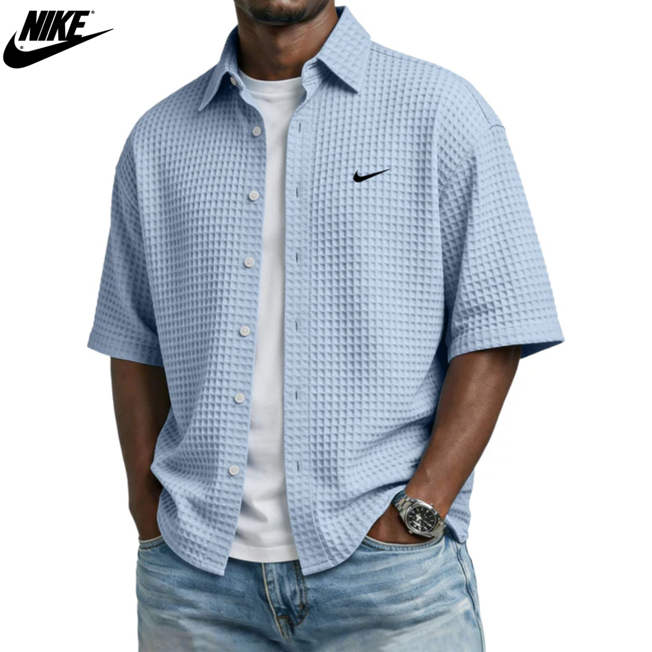 2026 Textured Summer Button Shirt || Clearance Sale