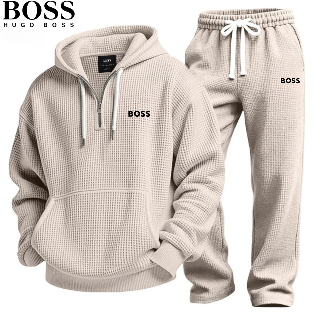 2026 Casual Waffle Textured Tracksuit || CLEARANCE PRICE
