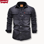 2026 Modern Long-Sleeve Denim Shirt || CLEARANCE SALE