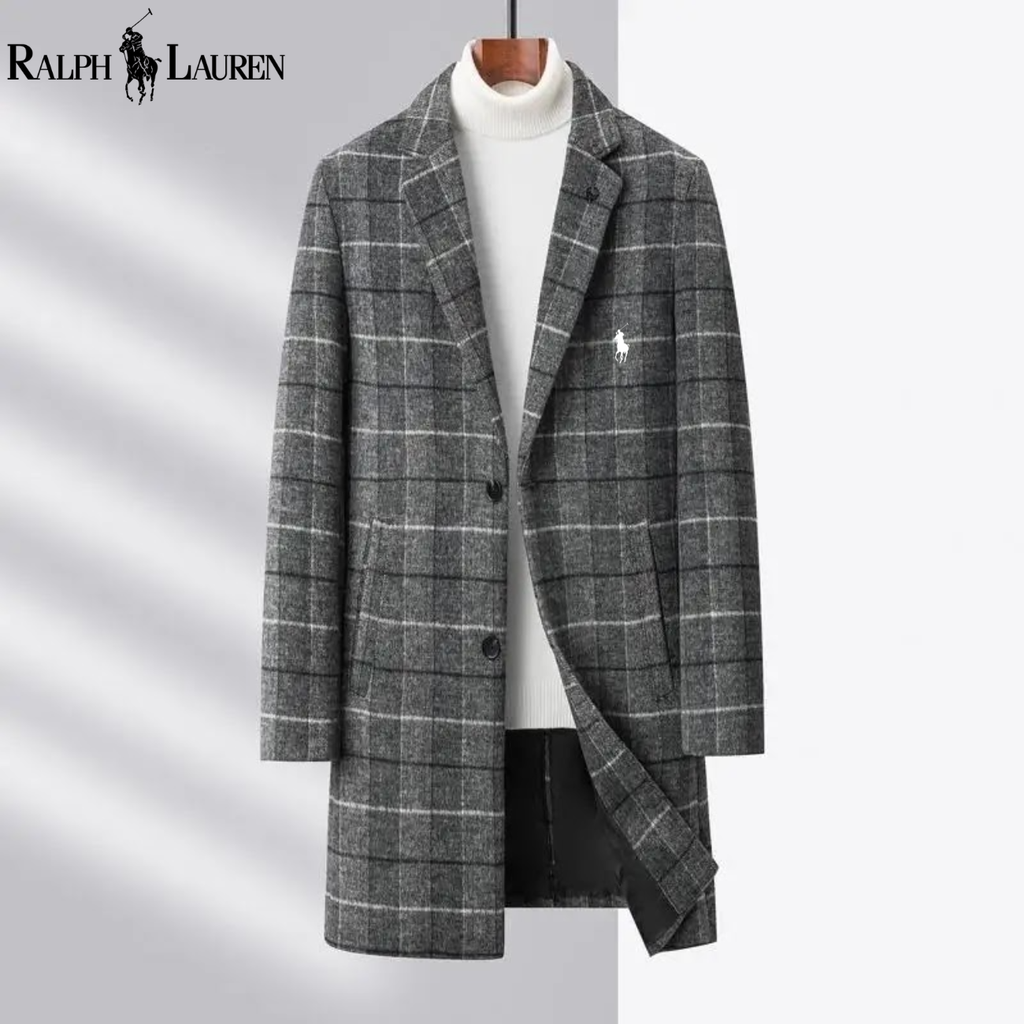 2026 Men’s Classic Plaid Long Coat || Clearance Sale
