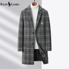2026 Men’s Classic Plaid Long Coat || Clearance Sale