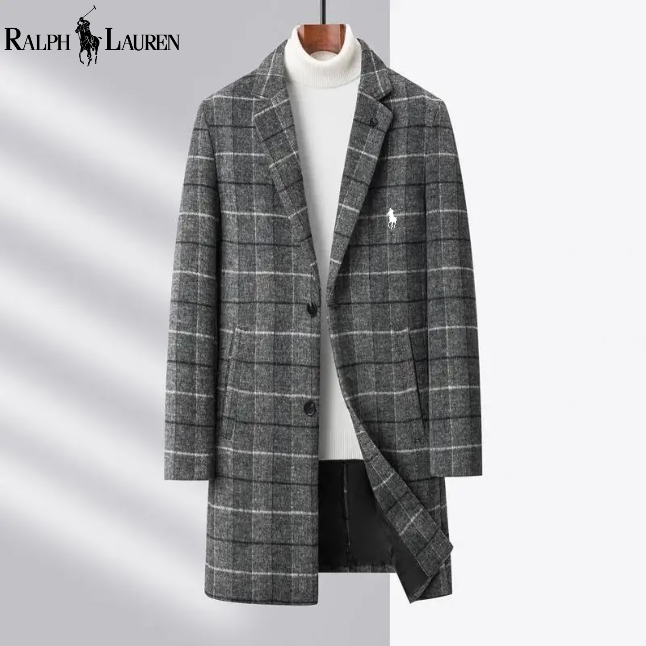 2026 Men’s Classic Plaid Long Coat || Clearance Sale
