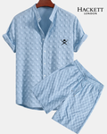 High Collar Jacquard Checkered Set - Liquidation P3rice
