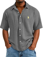 Breezy Cotton Camp Shirt — Clearance Sale