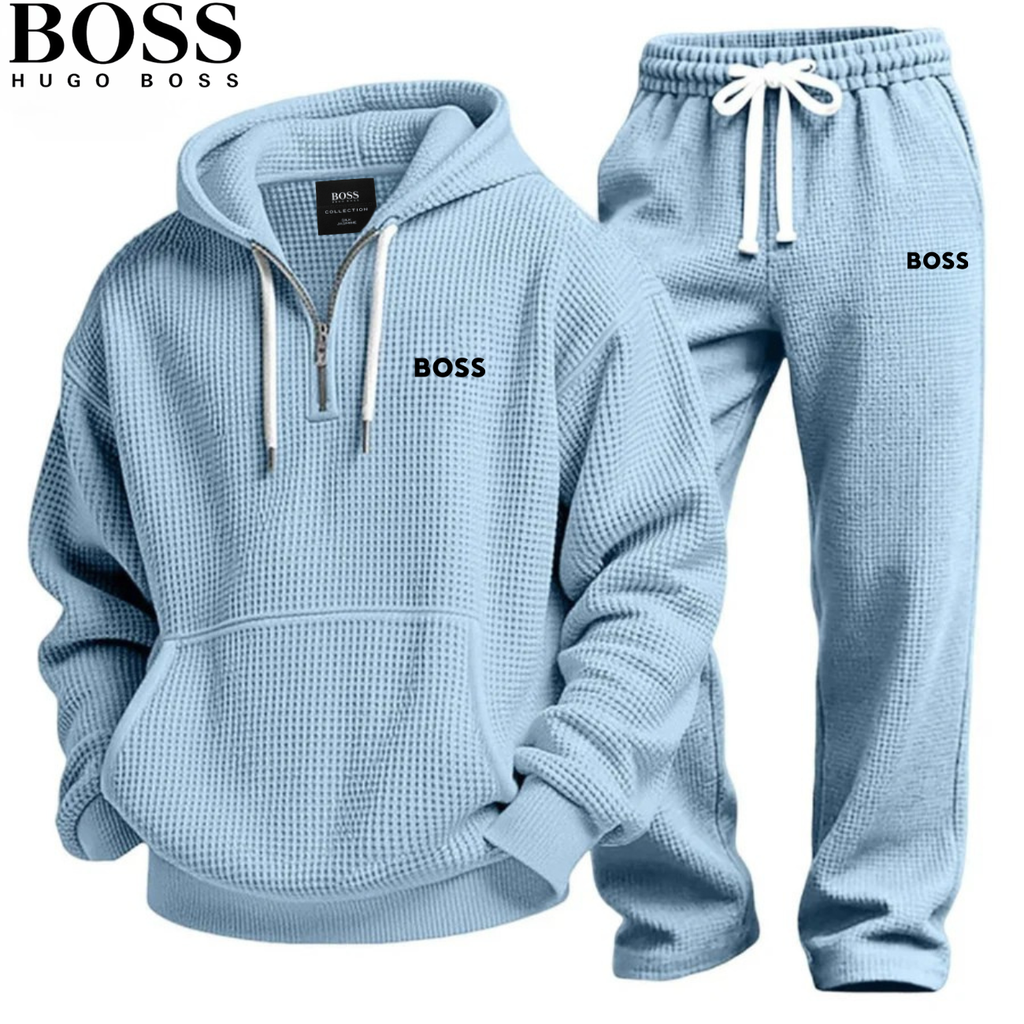 2026 Casual Waffle Textured Tracksuit || CLEARANCE PRICE