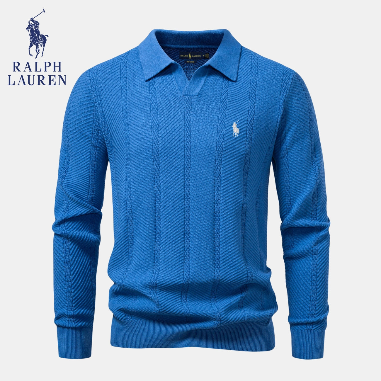 Knitted Polo Sweater || CLEARANCE SALE