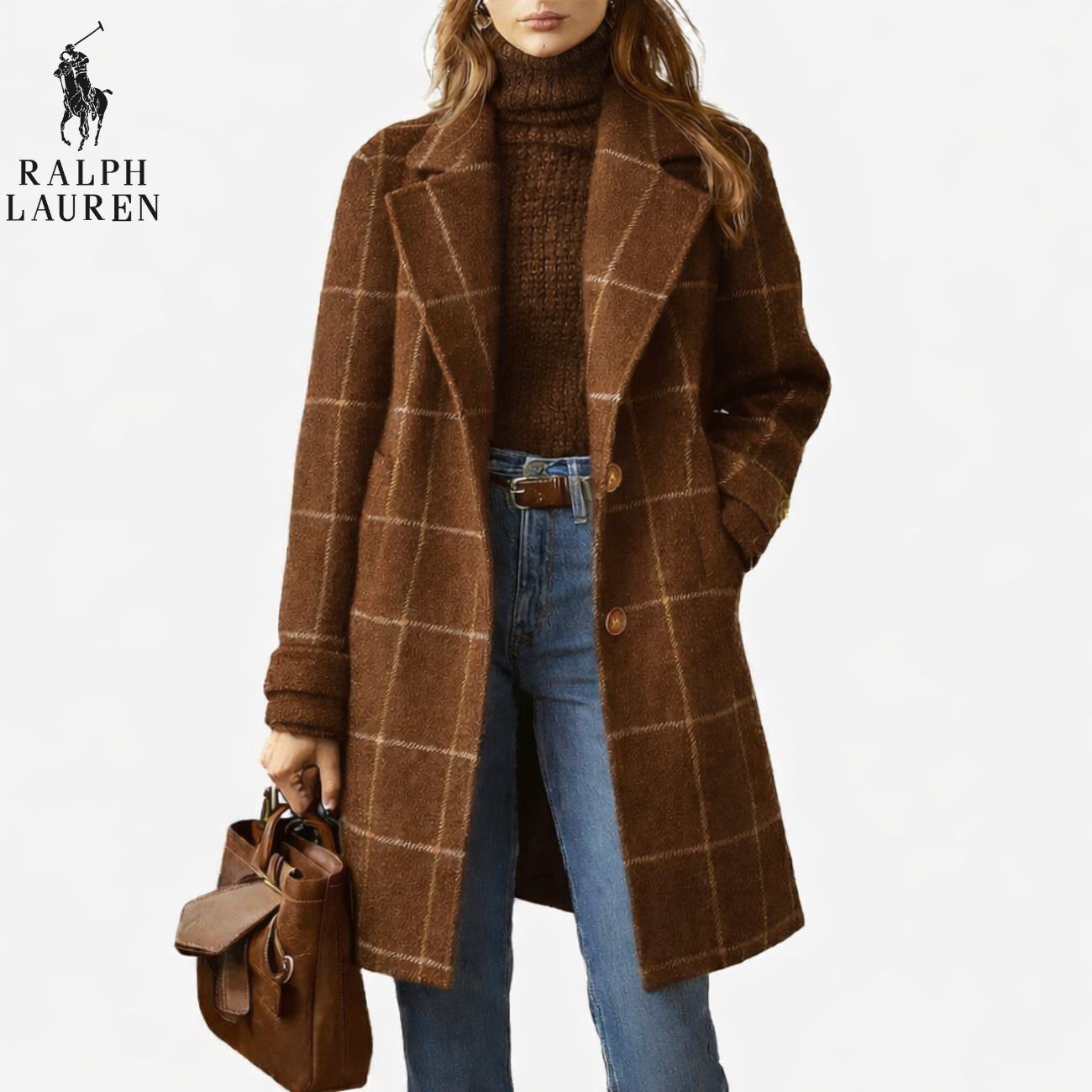 RL™ Timeless Checkered Wool Coat | Clearance Sale