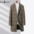 2026 Men’s Classic Plaid Long Coat || Clearance Sale