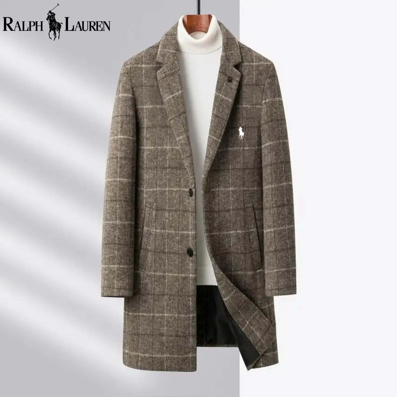 2026 Men’s Classic Plaid Long Coat || Clearance Sale