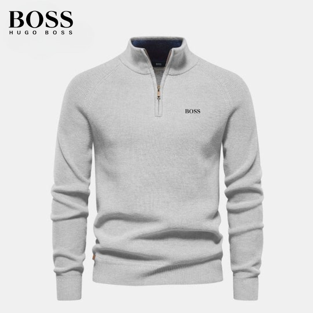 Half-zip sweater