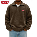 Men’s Half-Zip Polo Sweatshirt