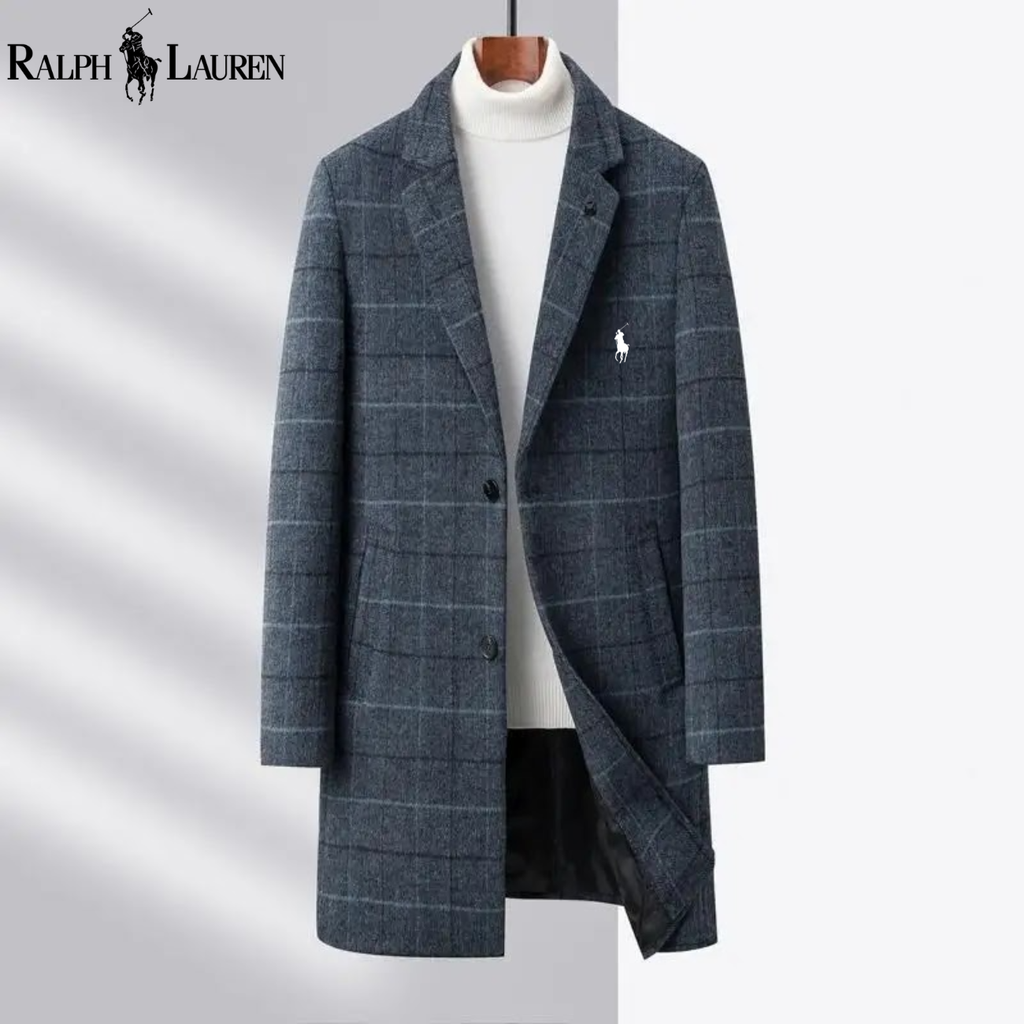 2026 Men’s Classic Plaid Long Coat || Clearance Sale