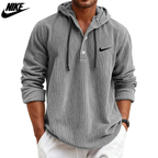 2026 Textured Hooded Henley || Clearance Sale
