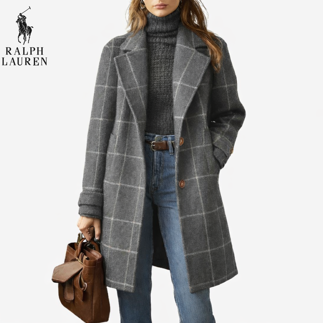 RL™ Timeless Checkered Wool Coat | Clearance Sale