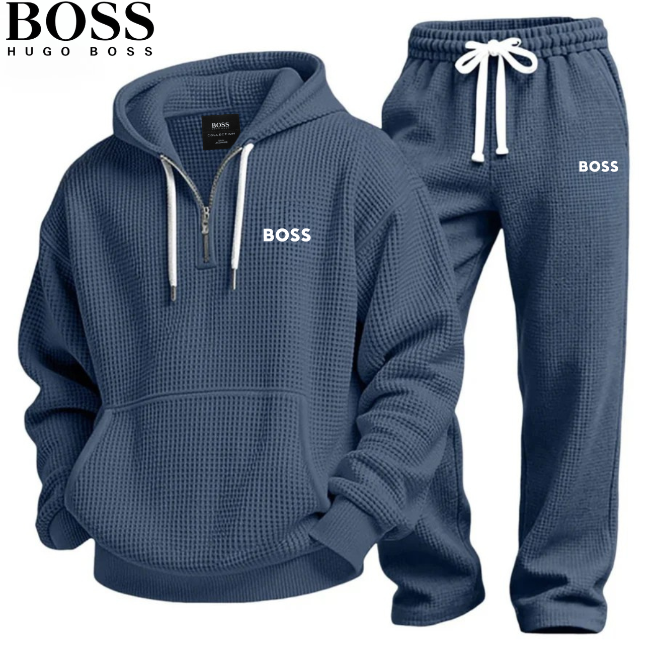 2026 Casual Waffle Textured Tracksuit || CLEARANCE PRICE