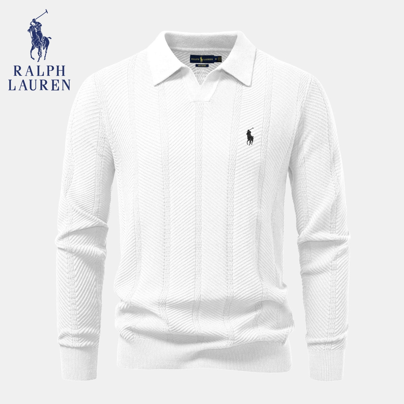 Knitted Polo Sweater || CLEARANCE SALE