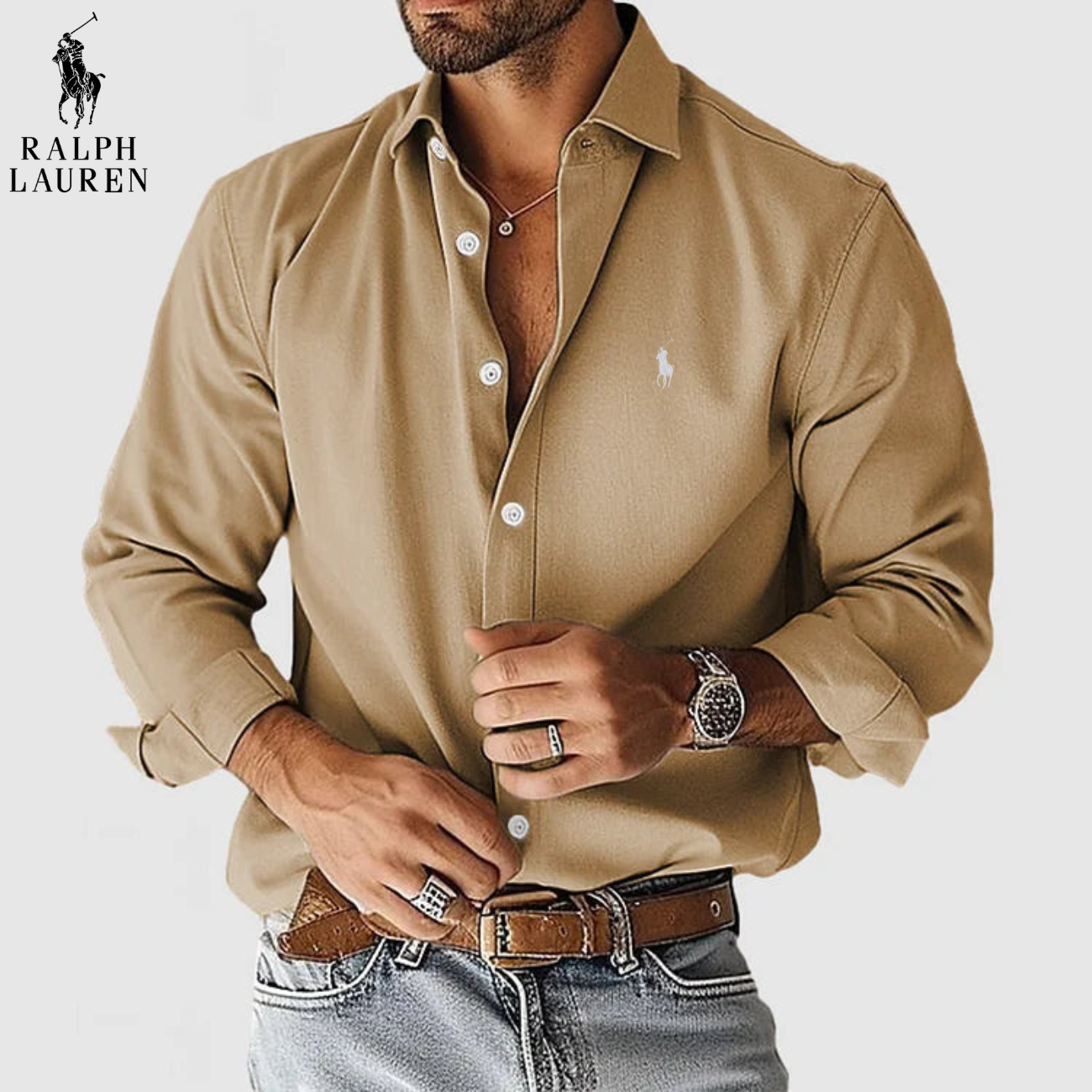 2026 Modern Slim-Fit Button-Up Shirt || CLEARANCE SALE