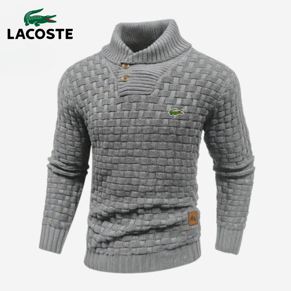 Knitted Sweater with Buttoned Collar || CLEARANCE SALE