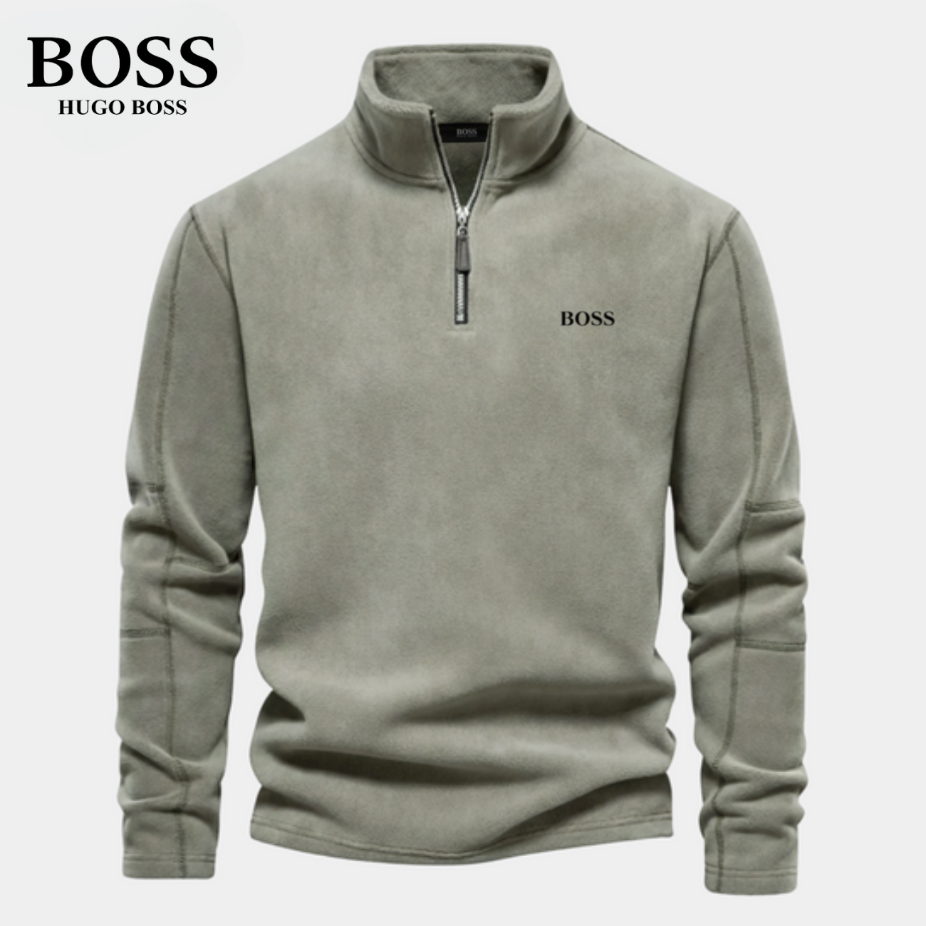 BS™ Half Zip Sweatshirt | In Cotton