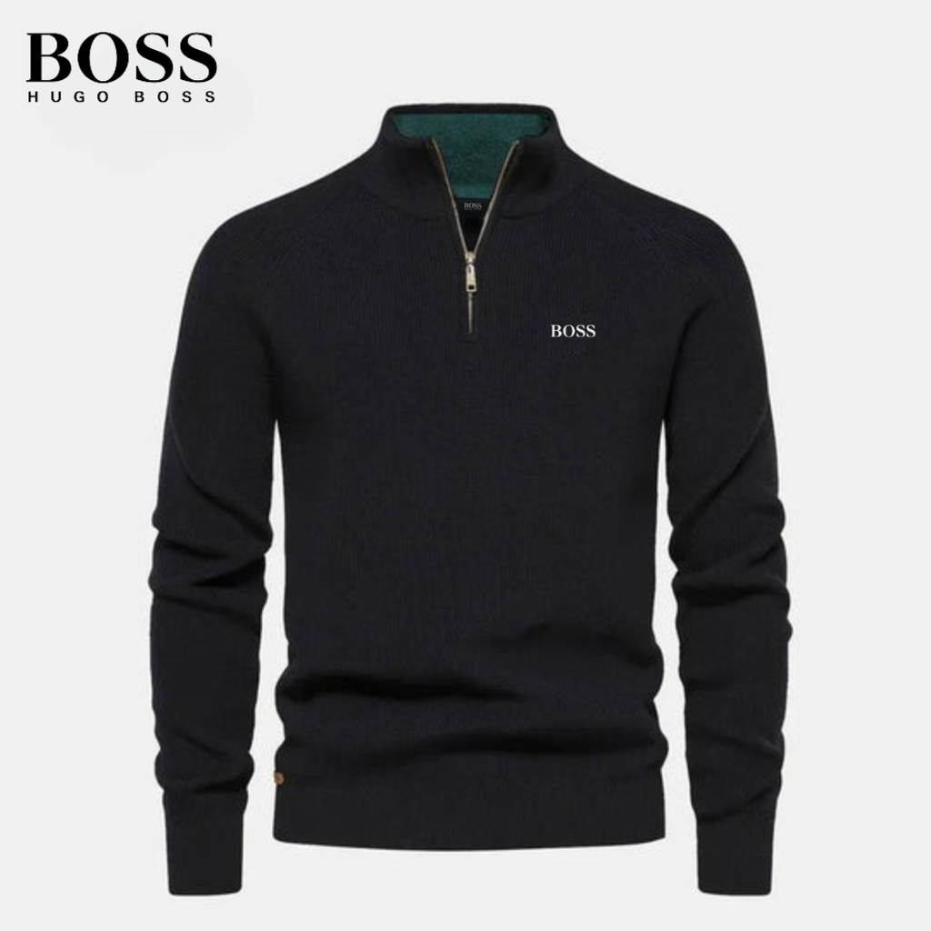 Half-zip sweater