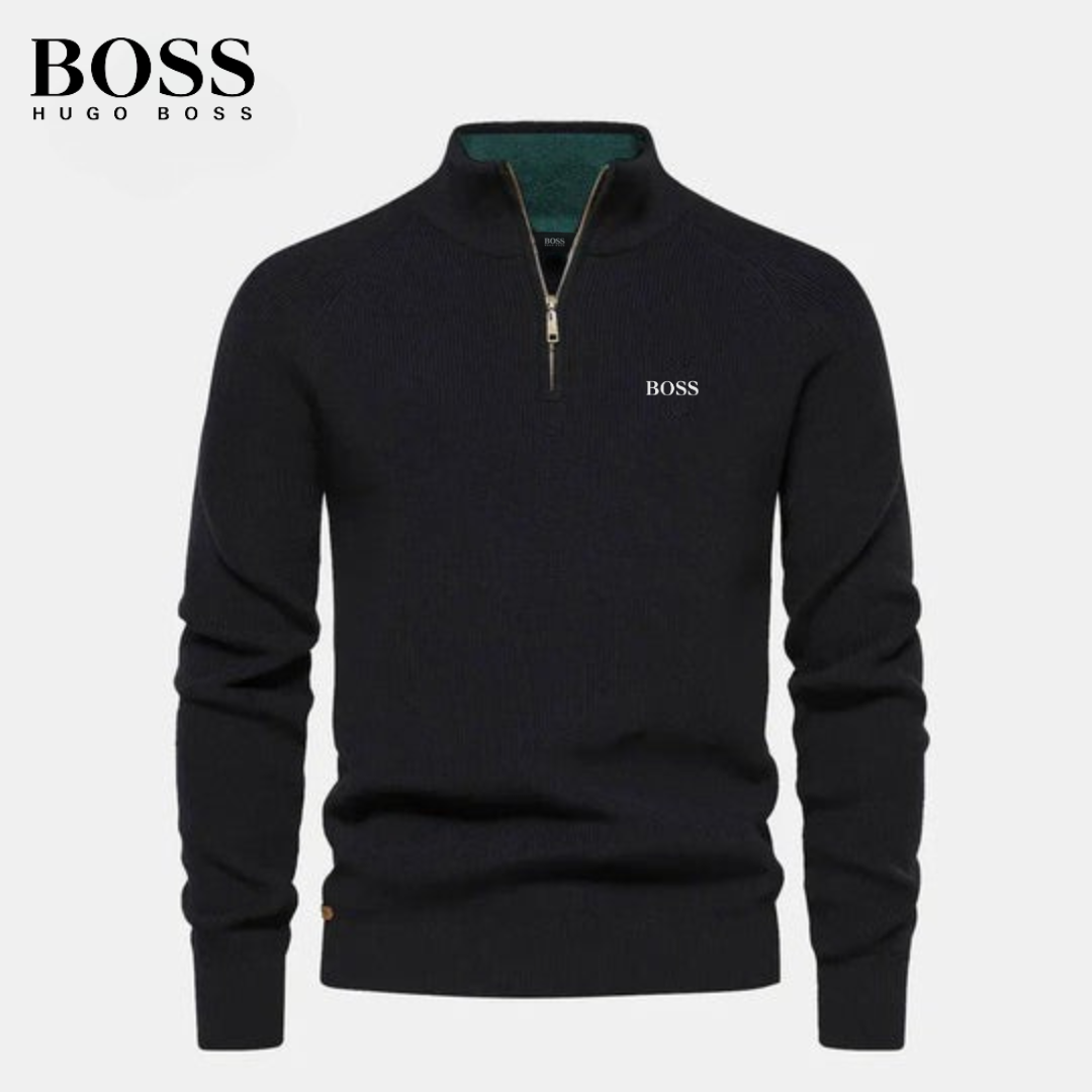 Half-zip sweater