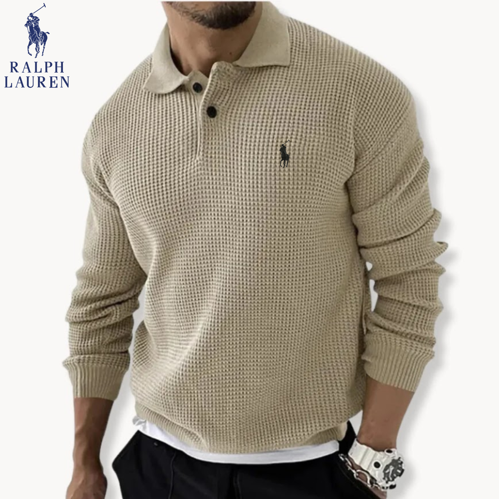 2026 Textured Knit Polo Sweater || Clearance Sale
