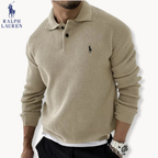 2026 Textured Knit Polo Sweater || Clearance Sale
